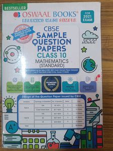Oswaal Books CBSE Sample Papers Class 10 Mathemati