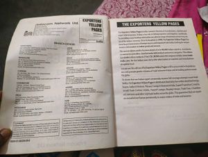 Exporters Yellow Pages India 2003