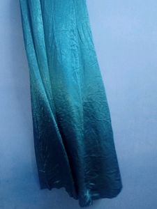 Sea Green Glass Work Party Gown