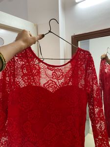 Red Lace Dress