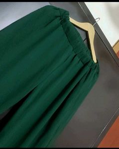 Green🟢 Plazo For Girl Or Women 30 Waist