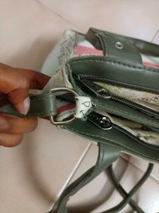 Olive Green Shoulder Bag