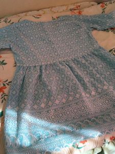 Charming Blue Embroidered Kurta