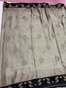 Saree With Stitched Blouse