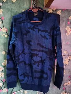 ❗ FREE DELIVERY❗Blue Camo Sweater for men