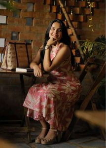 🌸 Pretty in Pink: Floral Kurta &amp; Straight Pant Se