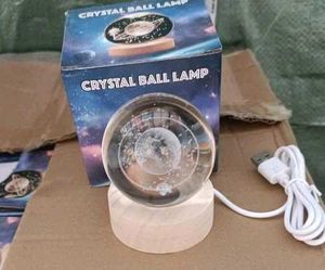 3D Galaxy Crystal Ball Night Lamp
