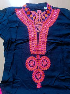 Kurti With Embroidery