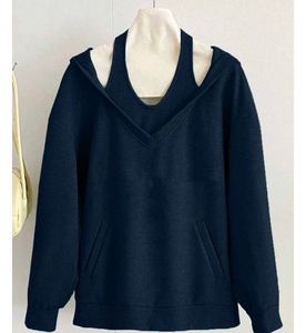 Stylish Cut Out Hoodie
