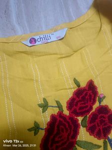 Floral Embroidered Kurti