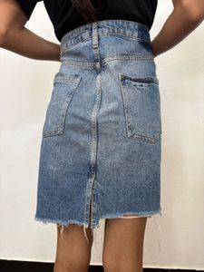 Denim Mini Skirt