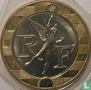 France Bimetallic Coin 1991