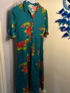 Floral Print Kurta