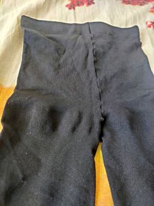 Black Shapewear Pants For Shaping Hips And Legs