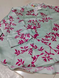 Floral Print Pajama Set