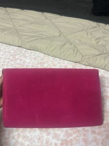 Dark Pink Sling Plus Clutch