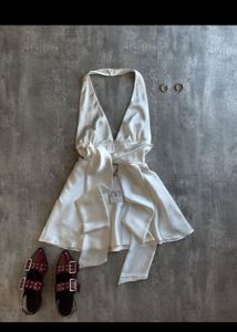 ZARA WHITE VIRAL DRESS