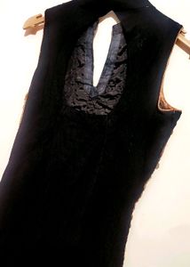 Black &amp; Golden Party Wear Kurta With Dupatta
