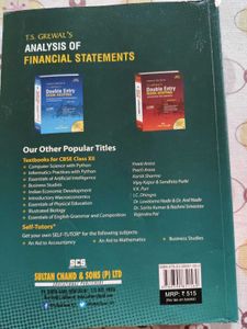 Accountancy Book Class 12th 2022 Edition