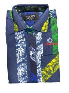 Pocky Shirts 26 - Patterned Button Down