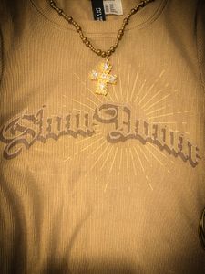 SALE Y2K Brown Baby Tee