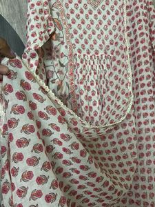 Floral Print Kurta