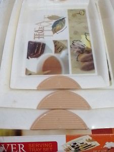 New Unused Serving Tray Set 3
