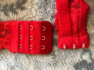 Abelino Red Lace Bra
