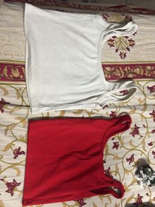 Tank Top Bundle - Red & White