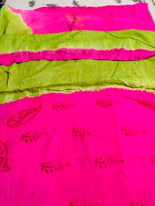 Fixed Daily Wear Saree(no Blouse)