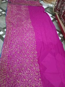Pink 🩷 Full Work Saree