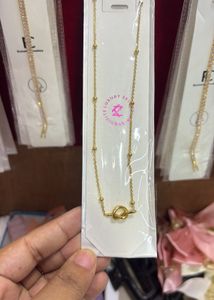Gold Plated Anti Tarnish Water Proof Necklaces