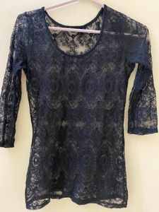 Black Lace Top