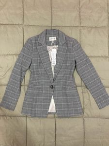 Forever New Grace check blazer
