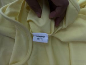 SAVANA Butter Yellow Tube Dress
