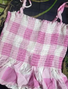 Pink Checks Shirt With Inner