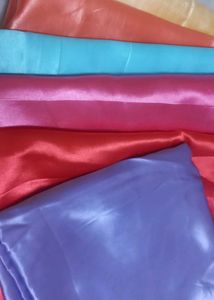 Assorted Satin Fabric Pieces