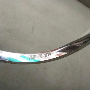 VMP70 Pure Silver Baby Panjabi Plain Kada 1/14