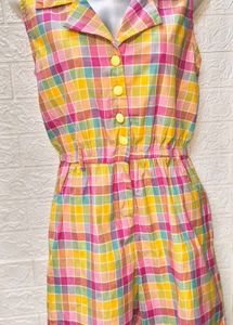 Multicolored Jumpsuit Medium Size