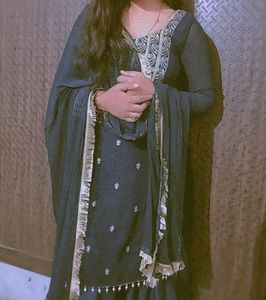 Beautiful Work Sharara Set With Bust 38