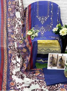 Pakistani Cotton Unstitched Dress Material