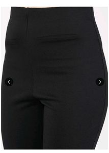 SASSAFRAS Black Bootcut Trousers