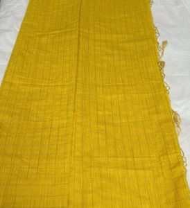 Cotton Saree With Zari Checkers