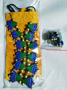 Handmade Terracotta Jewellery Set