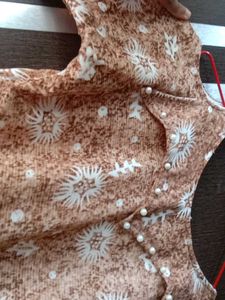 Brownish Long Top