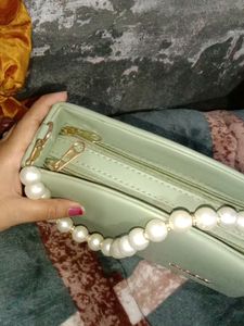 Fluorescent Green Colour Clutch