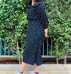 Polka Dot Midi Dress