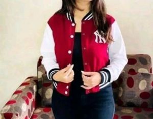 Red & White Varsity Jacket