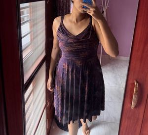 purple pretty dress