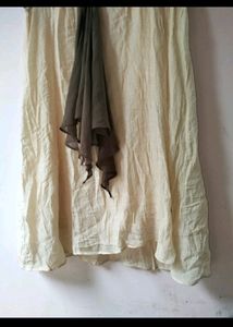 Dress Beige With Bow